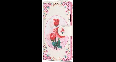 Rico Vitello Print Wallet case Geschikt voor Huawei P30 Lite (4)