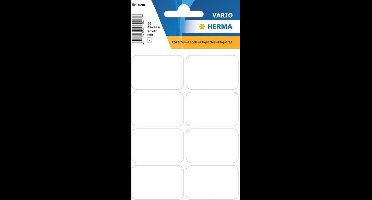 Haza Original Etiketten Vierkant 56 Stuks 20 X 40 Mm Wit