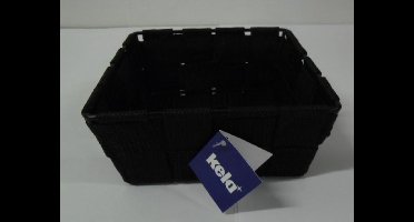 Alvaro mandje klein zwart 14 x 14 x 6