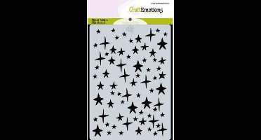 Sjabloon - Hobbysjabloon - Sterren hemel - 10,5x15cm - A6 - CraftEmotions - Carla Creaties