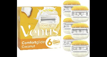 Gillette - Venus - Comfortglide - Coconut - navulmesjes - 6 stuks