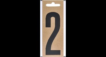 ProPlus Cijfer Etiket / Sticker "2" - Hoogte 10 cm