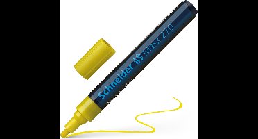 Schneider lakmarker - Maxx 270 - 1-3 mm - geel - krijtstift - S-127005
