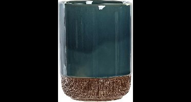 ITEM Tandenborstelhouder - polystone - emerald groen - 8x10 cm - stijlvol design