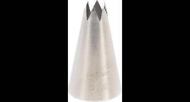 Spuitmondje rvs ster 13 mm