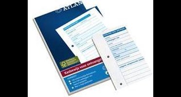 Atlanta Kasbewijs voor ontvangst A5406-033 A6, blok á 100vel