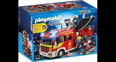 Playmobil Brandweer pompwagen met licht en sirene  - 5363