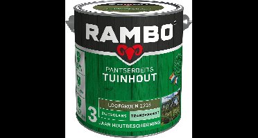Rambo Pantserbeits Tuinhout Zijdeglans Transparant - Gelijkmatig Vloeiend - Loofgroen - 2.5L