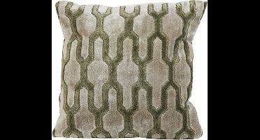 Light & Living - Kussen JEMBANA - 45x45cm - Groen