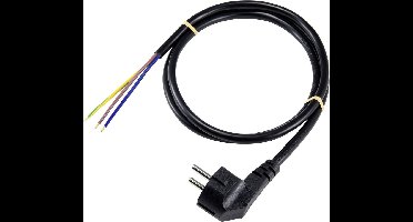 Sygonix SY-5043472 Stroom Aansluitkabel Zwart 1.50 m