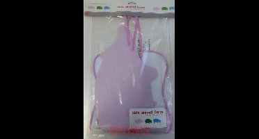 Slab en Placemat Roze kids animal Farm