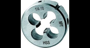 "Snijplaat voor NPT-draad HSS DIN 40434 1/2"" FORMAT"