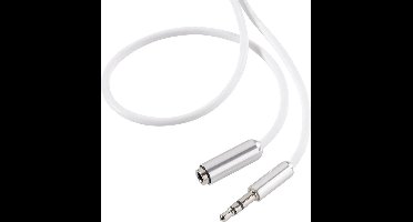 SpeaKa Professional SP-7870520 Jackplug Audio Verlengkabel [1x Jackplug male 3,5 mm - 1x Jackplug female 3,5 mm] 1.00 m
