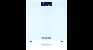 Grundig Personenweegschaal – Digitale Weegschaal – Weegschaal Personenweegschaal met LCD Display – Capaciteit tot 180kg – Eenheden in kg, lb en st – 28x28 cm - Glas