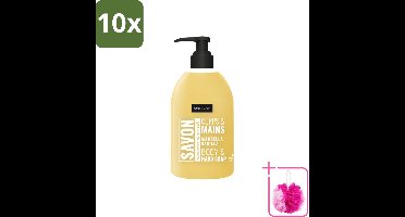 10 x Sence - La Maison Du Savon De Marseille - Handzeep - Vanille - Hygiënisch - 500 ml - Bulkverpakking - Handzeep vanille - Douchemop - Hygiëne