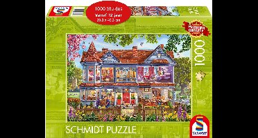 Schmidt - Legpuzzel - Huis in de lente - 1000 stukjes - Volwassenen - vanaf 12 jaar