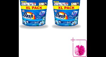2 x Dash – Wasmiddelcapsules – 4in1 Pods Zeebries – 35 capsules - Bulkverpakking - Wasmiddel - Douchemop - Wasmachine