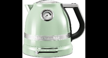 KitchenAid Waterkoker met temperatuurregeling - 1,5 L - Artisan - Retro waterkoker dubbelwandig - 2400 W - Pistache