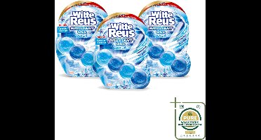 3 x Witte Reus - Brilliant Gel Toiletblok - Arctic Ocean - 1 Toiletblok - Wasstrips - Toiletblok - Reinigingsgel - Oceaangeur - Frisse Geur - Toilet Reinigen