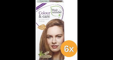 6x Hairwonder Colour & Care 7.3 medium gold blond (100 ml)