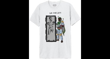 Star Wars Say Freeze Heren T-shirt - wit - XXL