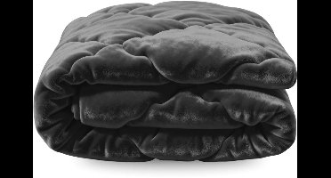 Zelesta Flanel Uni - Zwart 240x200cm