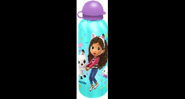 Gabby's Poppenhuis Bidon 500ml - Turkoois aluminium