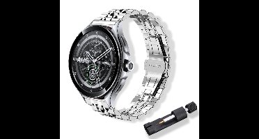 Dailygoods - Roestvrijstalen Horlogebandje, 22 mm voor Smartwatches