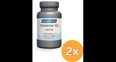 2x Nova Vitae Vitamine B2 riboflavine 100mg (90 tabletten)