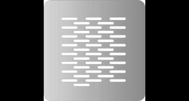 Rvs Design Deksel Bi 100X100Mm Plieger-Miro Click Bu125X125Mm