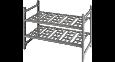 Wenko Keukenrek Flexi uittrekbaar 45-80cm