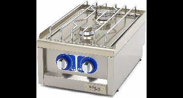 Kookplaat Horeca - 2 Pitten - Enkel - 60 cm Diep - Gas