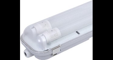 HOFTRONIC - Dubbel LED TL armatuur 150cm - IP65 waterdicht - T8 G13 fitting - Koppelbaar - Geschikt voor 150 cm T8 LED Buizen