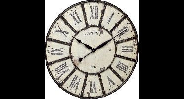 TFA - Analoge XXL Wandklok VINTAGE  60.3039.02 - weiß