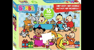 Bumba - Puzzel - 16 stukjes - Hiep Hiep Hiep Hoera !