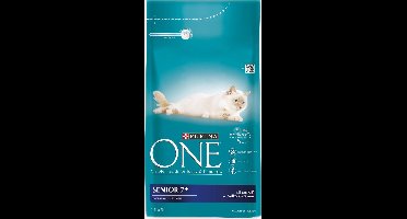 1x Purina One - Senior Kip & Verse Groenten - Kattenvoer Droogvoer - 1,5 kg
