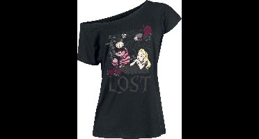 Alice In Wonderland Lost in Wonderland Dames T-shirt - zwart - XXL