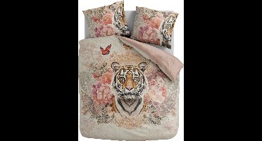Zydante Dekbedovertrek Set 140x200/220cm – Dekbedhoes met Print – met 1 Kussensloop - Tigress