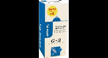 Balpen pilot supergrip g drukknop blauw