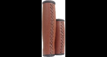 Handvatset Edge City Leer - 135/92mm - donkerbruin