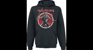 Iron Maiden Eddie Warrior Heren Trui met capuchon - zwart - XXL