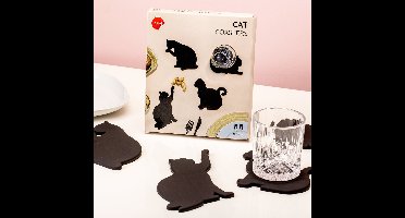 Balvi onderzetters Cat set van 4
