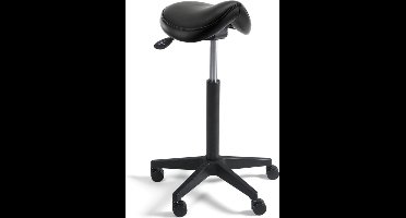 Workliving Zadelkruk Comfort - PVC Zitting - Nylon onderstel - Bureaukruk