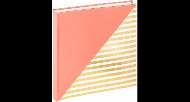 Walther FA-237-R Unite - Design album - Formaat 26 x 25 cm - Zalmroze/Gouden reliëf