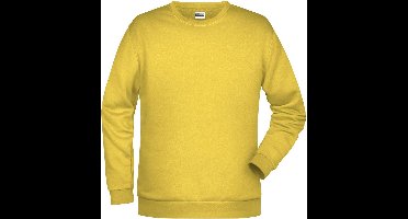 James And Nicholson Heren Basis Sweatshirt (Geel)