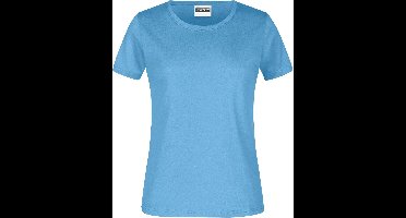 James And Nicholson Dames/dames Ronde Hals Basic T-Shirt (Hemelsblauw)