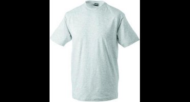 James and Nicholson - Unisex Medium T-Shirt met Ronde Hals (Ash Grijs)