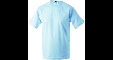 James and Nicholson - Heren Workwear T-Shirt (Lichtblauw)