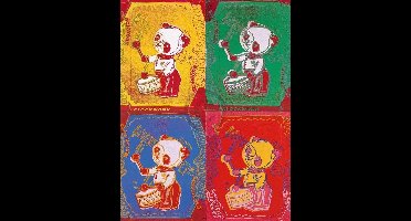 Kunstdruk Andy Warhol - Four Pandas 1983 65x84cm