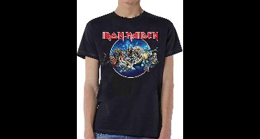 Iron Maiden - Wasted Years Circle Heren T-shirt - M - Zwart